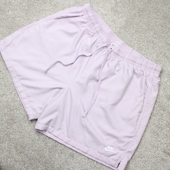 Nike Shorts Mens 2XL XXL Purple Mesh Lined Woven Flow Drawstring 100% Polyester - Picture 3 of 15
